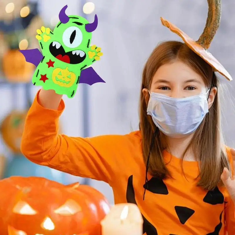 Hand Puppet Craft Kits Cartoon Halloween Hand Puppet Craft Toys Cartoon Halloween Hand Puppet Creative Imaginative Play