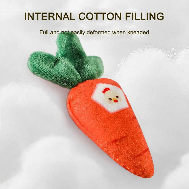 Montessori Toys Pull Carrot Plush Sensory Toys for Babies Development Game Matching Puzzle Educational Toys for Children