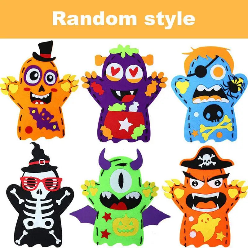Hand Puppet Craft Kits Cartoon Halloween Hand Puppet Craft Toys Cartoon Halloween Hand Puppet Creative Imaginative Play