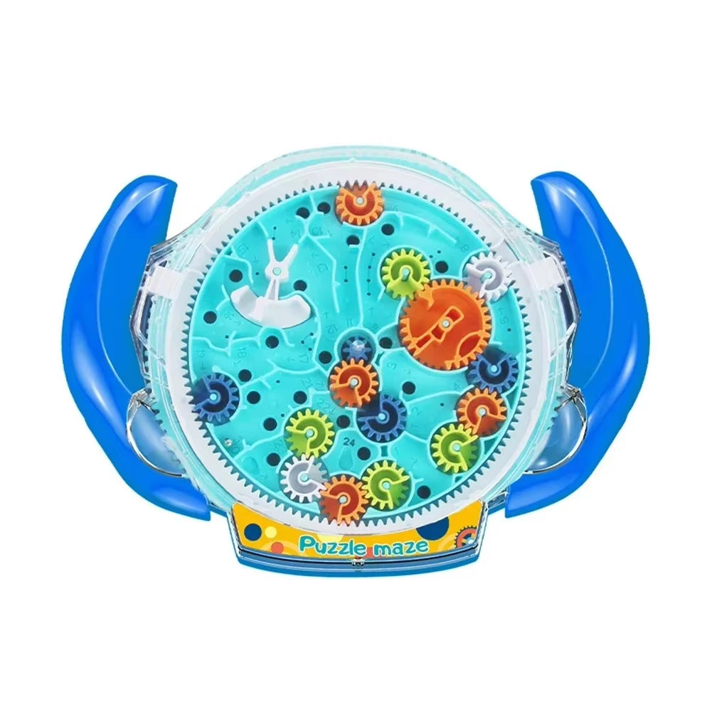Creative 3D Puzzle Funny Gear Labyrinth Disk Gear Balance Ball Maze Wheel Dish Puzzle Educational Toys for Kids