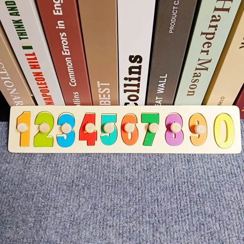 Montessori Educational Puzzle Wooden Baby Toys Busy Board Early Educational Sensory Toy Kids Toddler Preschool Teaching Aids Toy