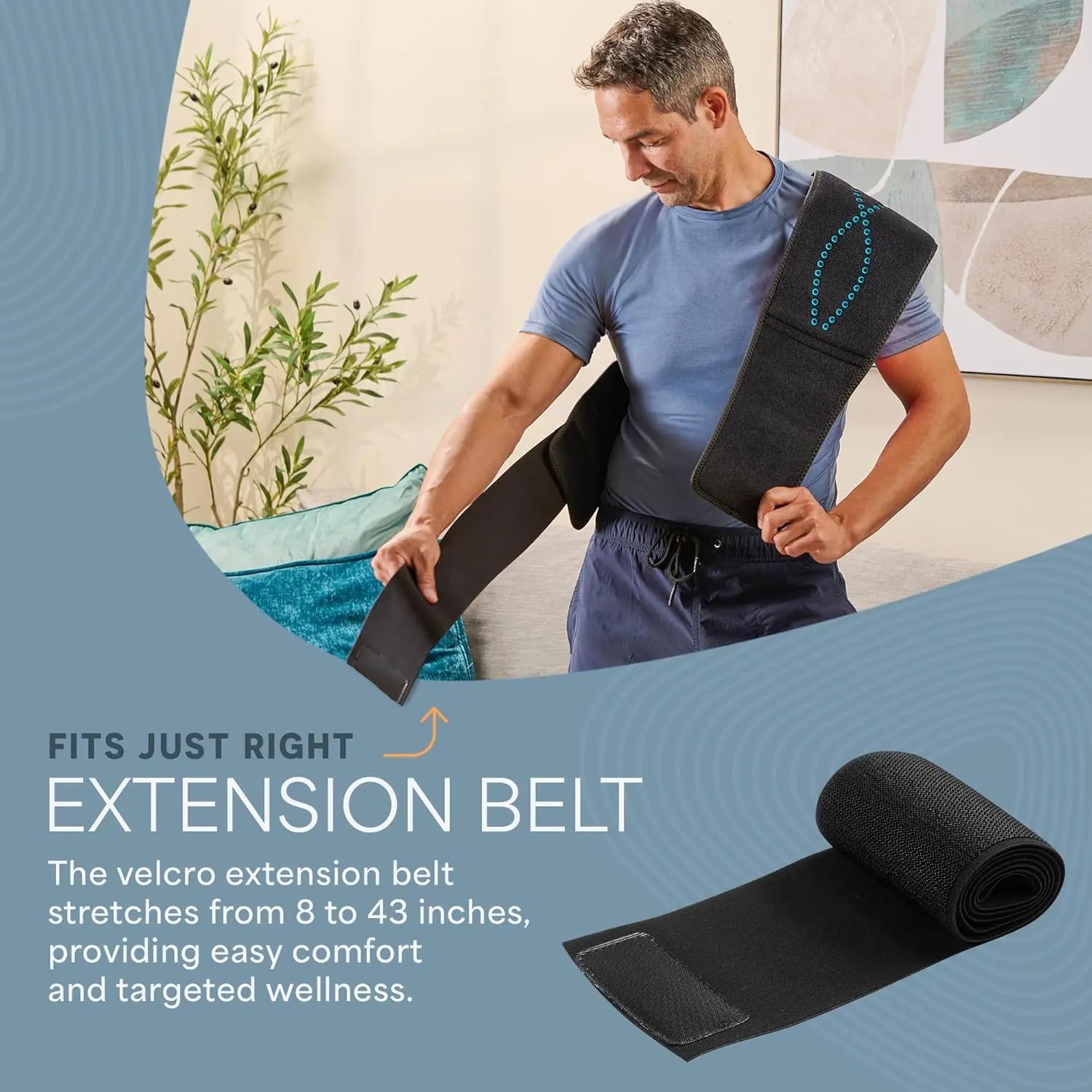 Lifepro Red Light Therapy Belt Cordless – Allevared Pro Elite 660Nm & 850Nm near Infrared Red Light Therapy - Heating Pad - for Body, Back and Shoulder - Adjustable & Portable for Wellness & Relaxation