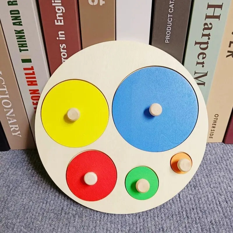 Montessori Educational Puzzle Wooden Baby Toys Busy Board Early Educational Sensory Toy Kids Toddler Preschool Teaching Aids Toy