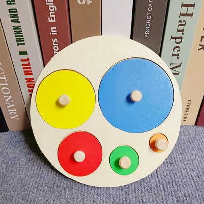 Montessori Educational Puzzle Wooden Baby Toys Busy Board Early Educational Sensory Toy Kids Toddler Preschool Teaching Aids Toy