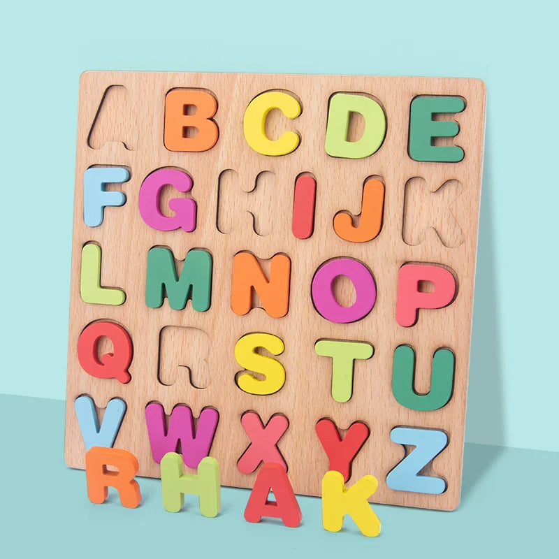 Montessori Educational Puzzle Wooden Baby Toys Busy Board Early Educational Sensory Toy Kids Toddler Preschool Teaching Aids Toy