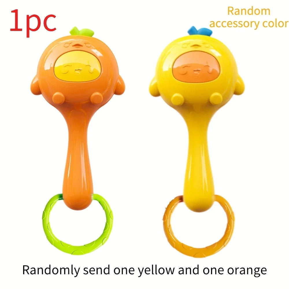Baby Sensory Toys with Rattles - Multicolor Tactile Stimulation Toys for Motor Skills Development, Gripping & Ringing Sounds