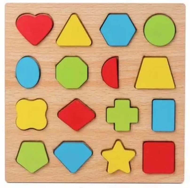 Montessori Educational Puzzle Wooden Baby Toys Busy Board Early Educational Sensory Toy Kids Toddler Preschool Teaching Aids Toy