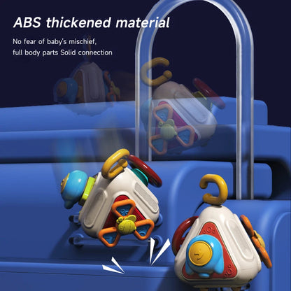 Montessori Sensory Toys Baby Busy Cube Baby Activity Cube Busy Ball Travel Toys Learning Fine Motor Skills Toys Newborn Gift