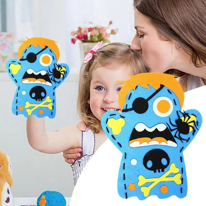 Hand Puppet Craft Kits Cartoon Halloween Hand Puppet Craft Toys Cartoon Halloween Hand Puppet Creative Imaginative Play