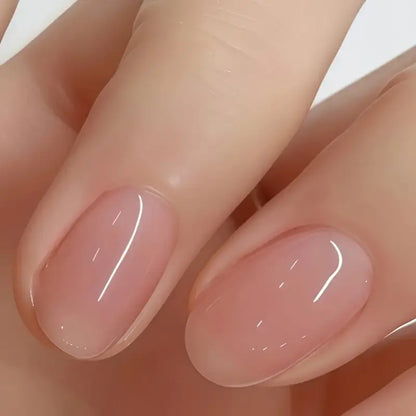 Natural Pink Nail Strengthener - 10 Ml Nail Care Treatment, Transparent Hue, Long-Lasting Shine, Strength Enhancement, Smooth Application, Healthy Finish